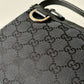 GUCCI Monogram Canvas Abbey Pochette Black