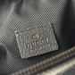 GUCCI Monogram Canvas Abbey Pochette Black