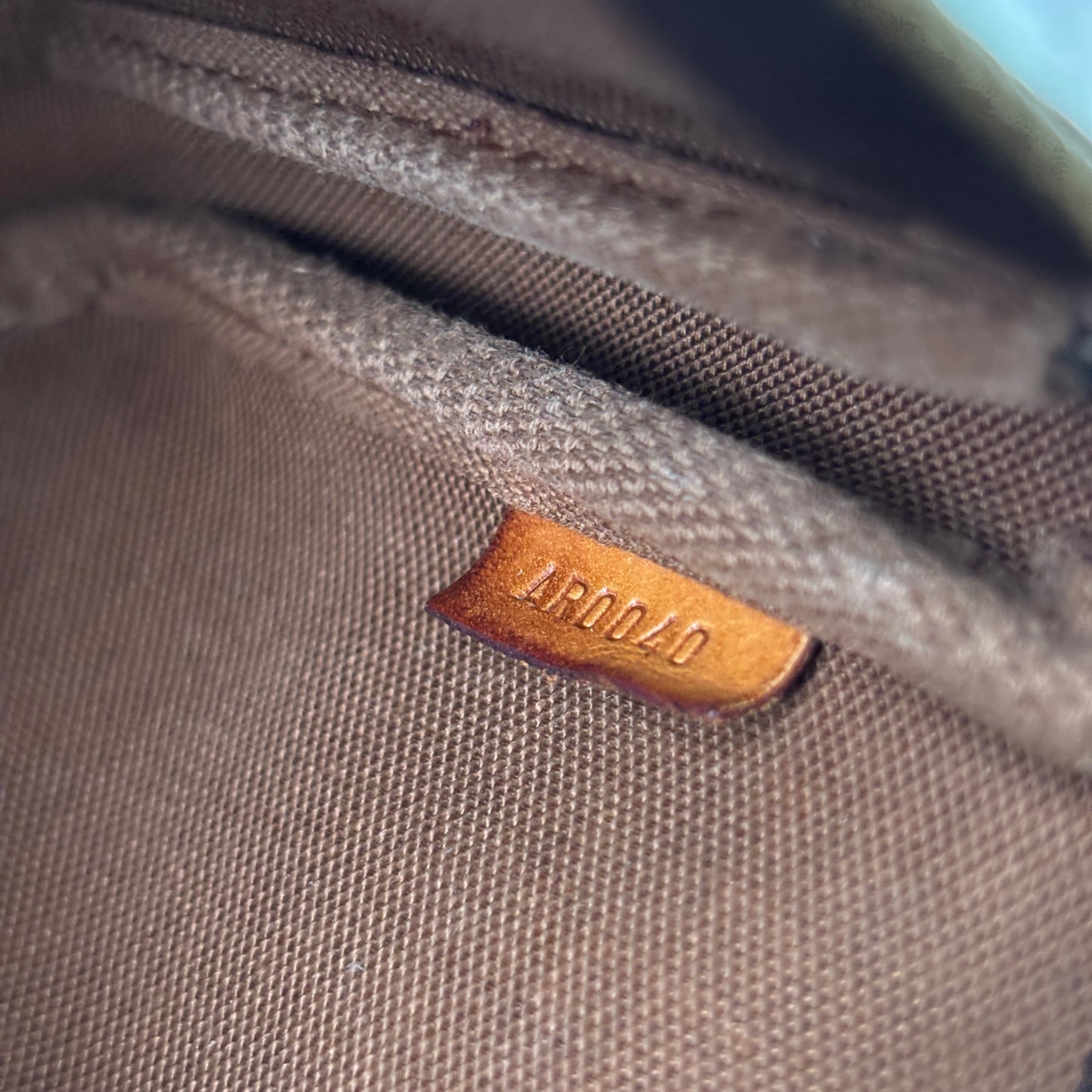 LOUIS VUITTON Monogram Canvas Pochette Accessoires Brown