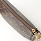 LOUIS VUITTON Monogram Canvas Pochette Accessoires Brown