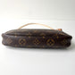 LOUIS VUITTON Monogram Canvas Pochette Accessoires Brown