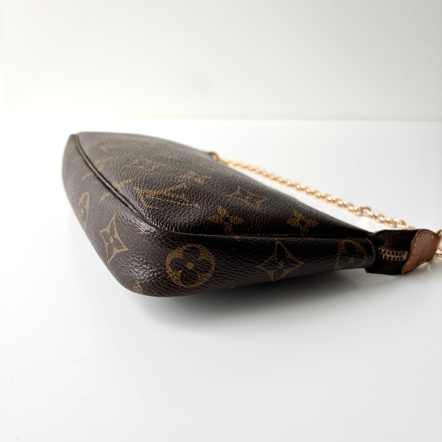 LOUIS VUITTON Monogram Canvas Pochette Accessoires Brown