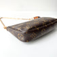 LOUIS VUITTON Monogram Canvas Pochette Accessoires Brown