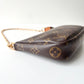 LOUIS VUITTON Monogram Canvas Pochette Accessoires Brown
