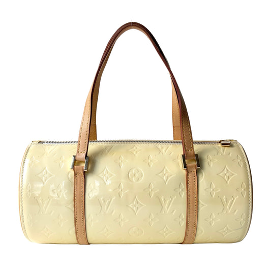 LOUIS VUITTON Vernis Leather Bedford Yellow