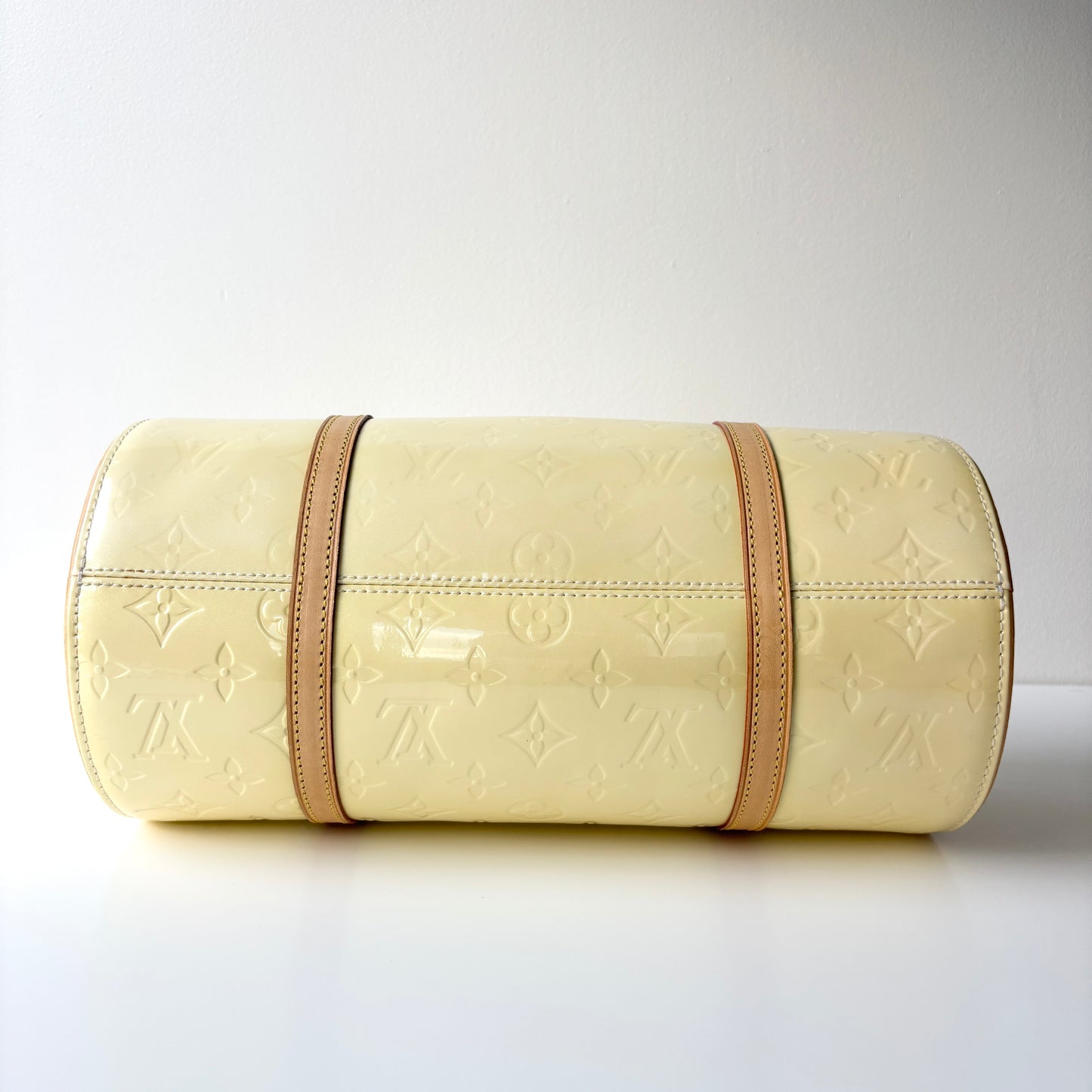 LOUIS VUITTON Vernis Leather Bedford Yellow