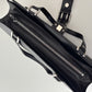 CELINE Metal Plate Buckle Leather Bag Black