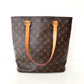 LOUIS VUITTON Monogram Canvas Vavin GM Tote Bag Brown