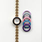 GUCCI Change Bezel Watch Rice Link + 6 Bezels