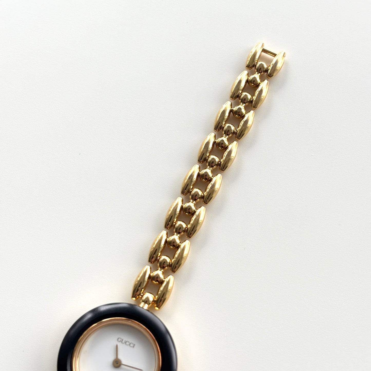 GUCCI Change Bezel Watch Rice Link + 6 Bezels