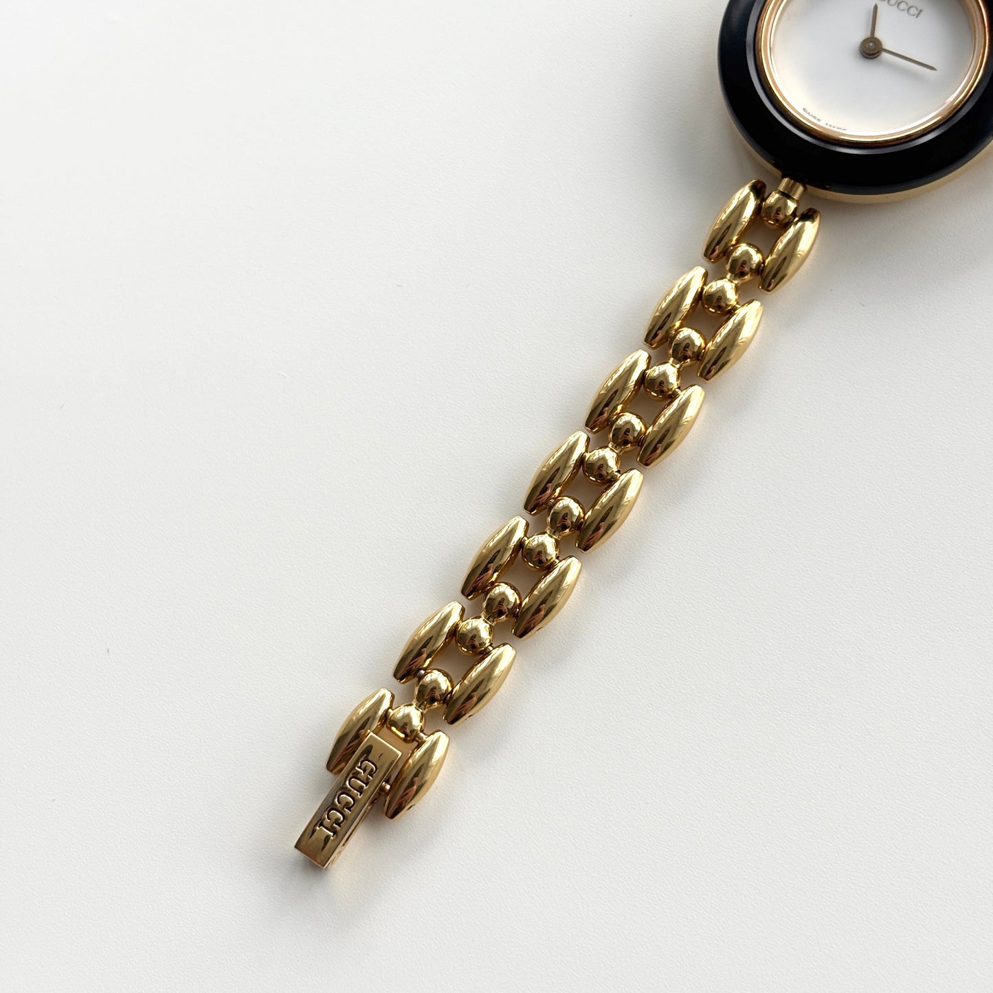 GUCCI Change Bezel Watch Rice Link + 6 Bezels