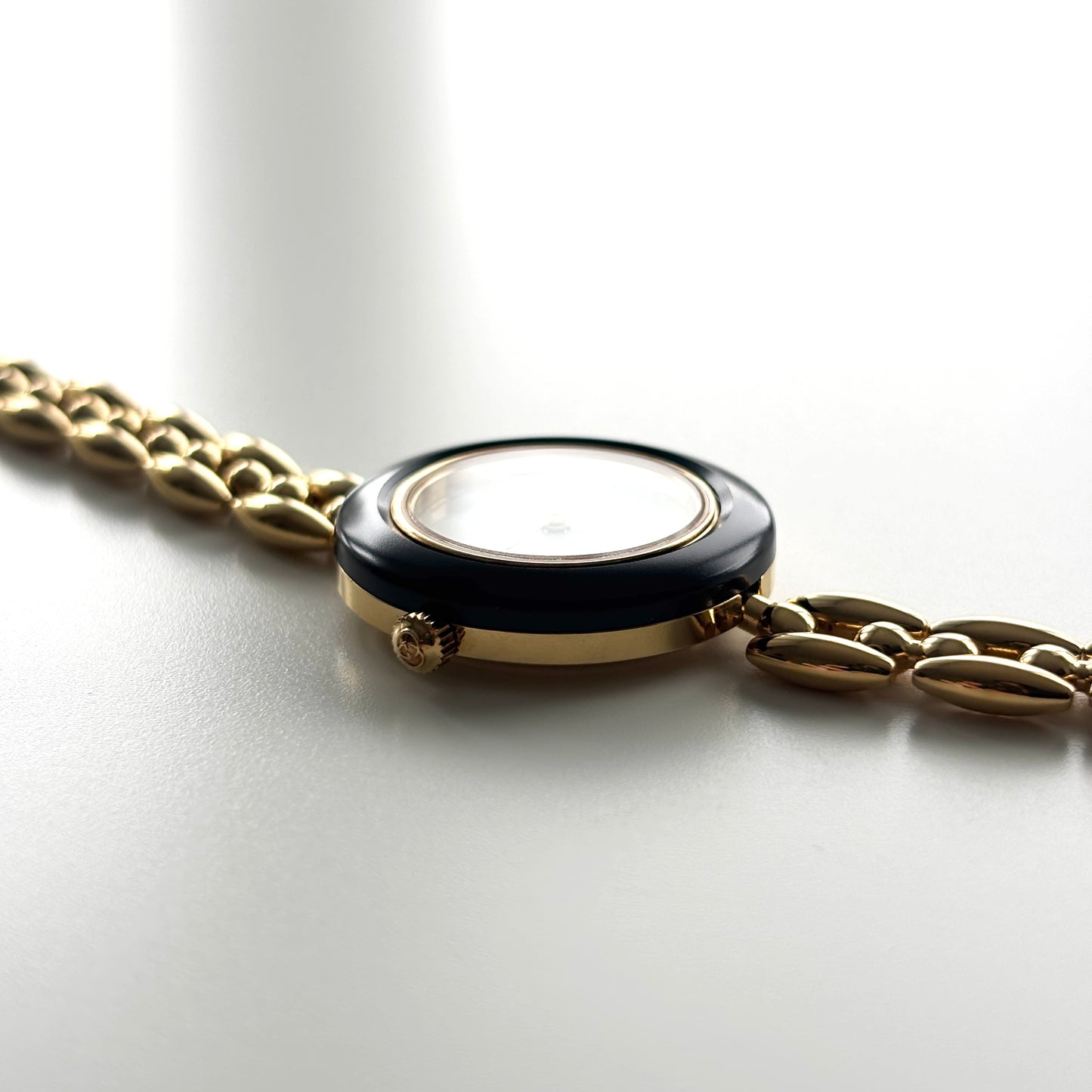 GUCCI Change Bezel Watch Rice Link + 6 Bezels