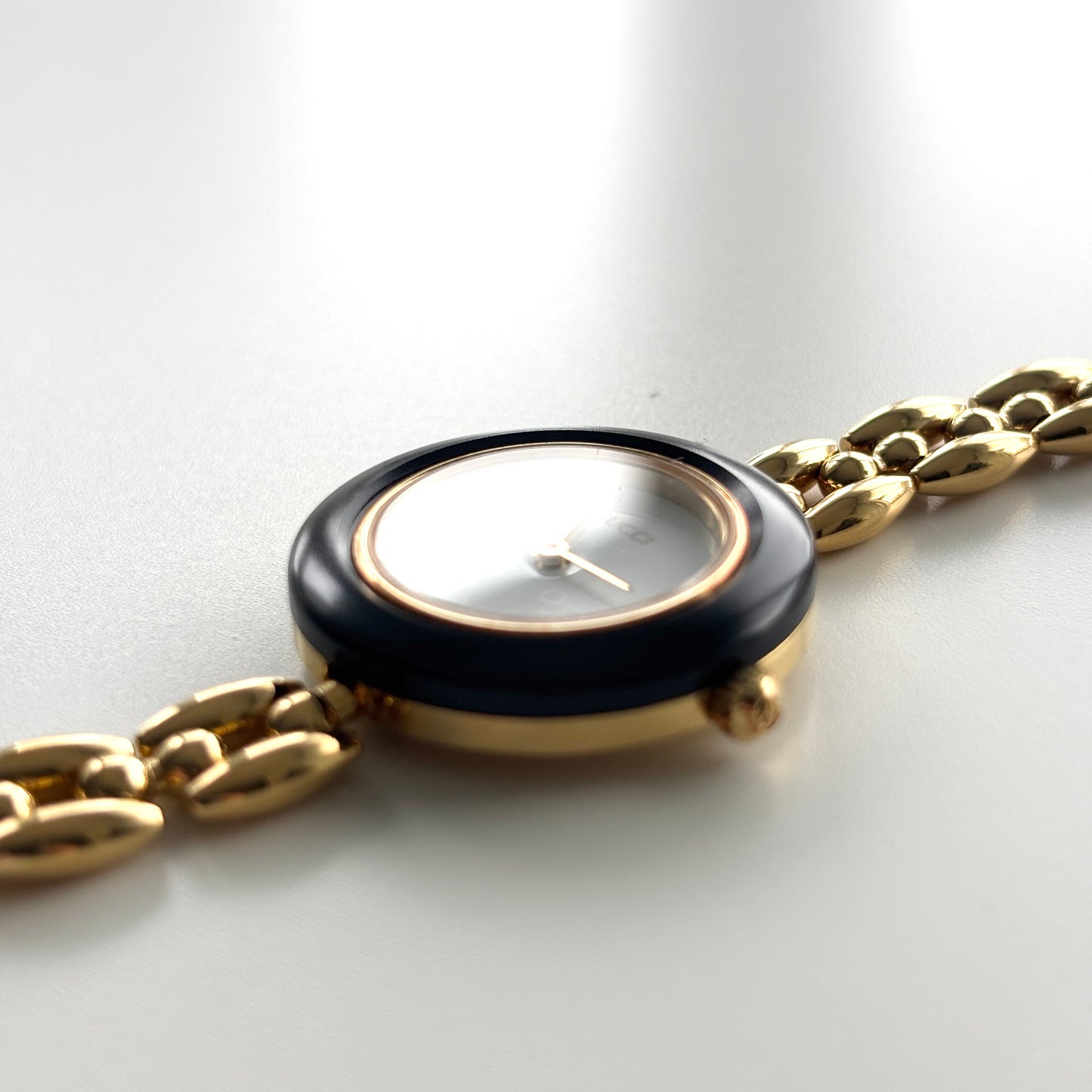 GUCCI Change Bezel Watch Rice Link + 6 Bezels