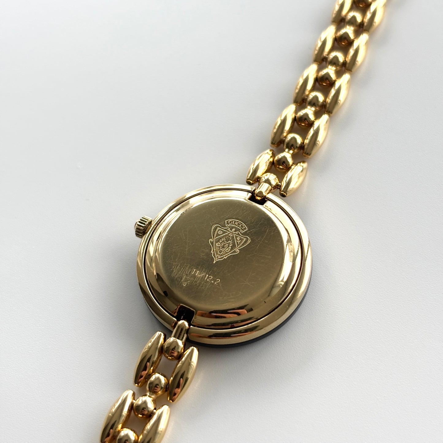 GUCCI Change Bezel Watch Rice Link + 6 Bezels