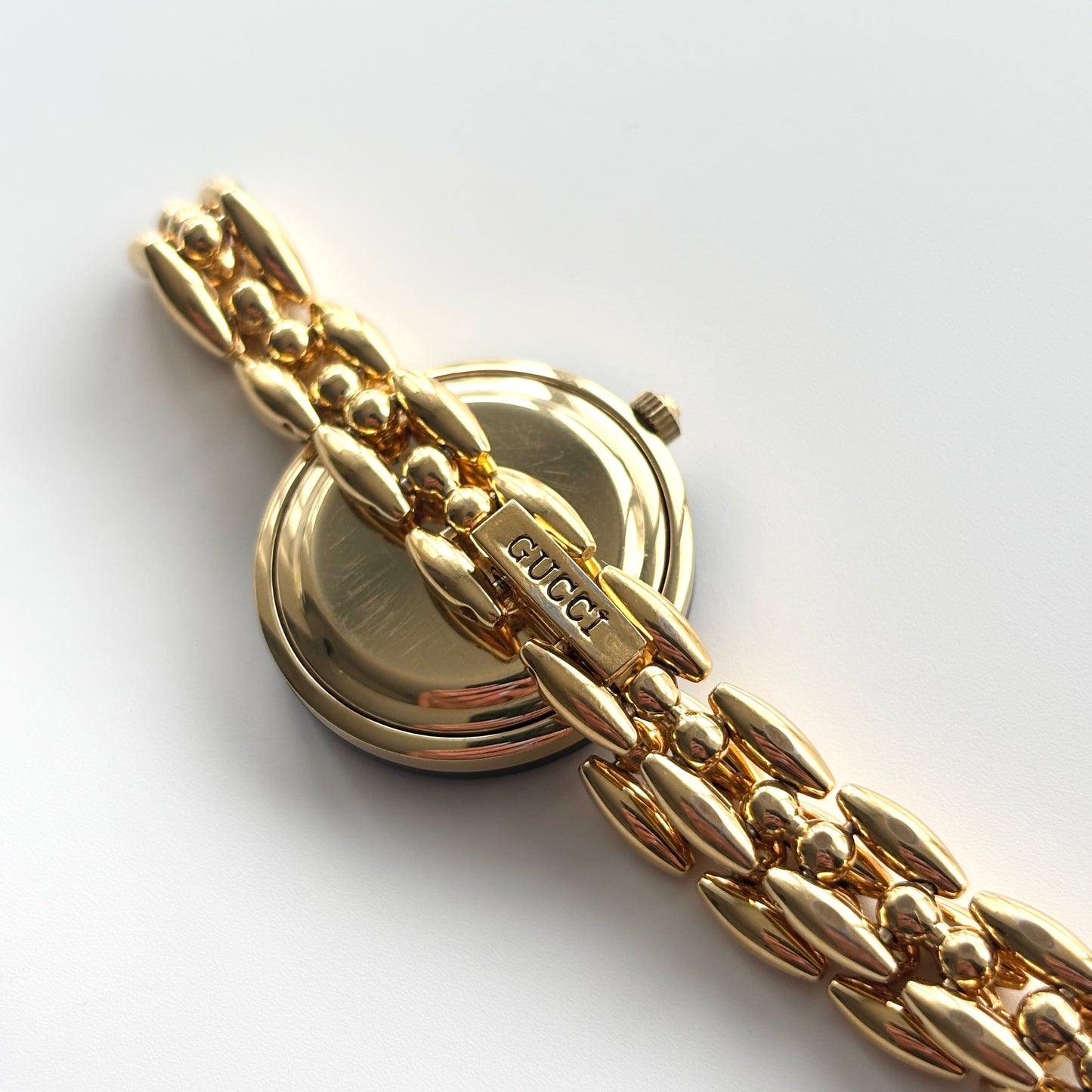 GUCCI Change Bezel Watch Rice Link + 6 Bezels