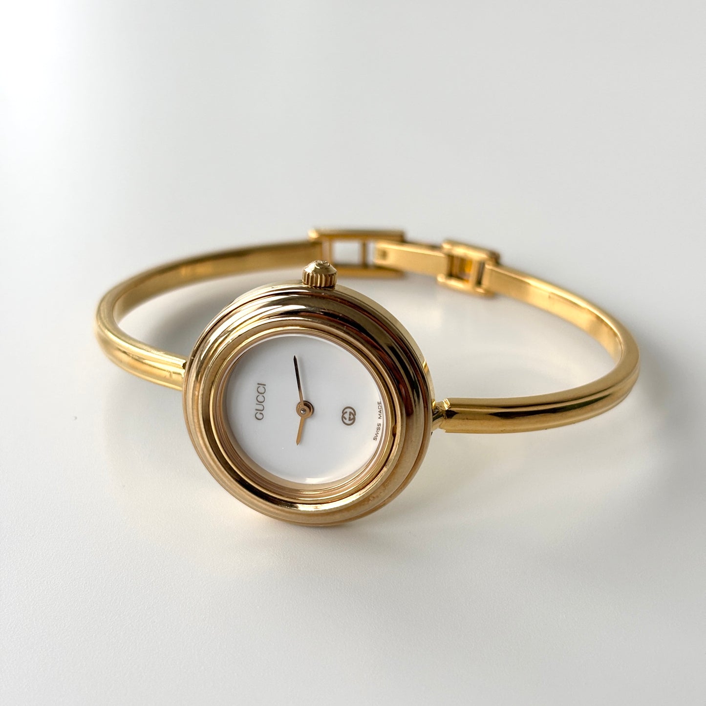 GUCCI Change Bezel Watch Bangle Box Set + 6 Bezels