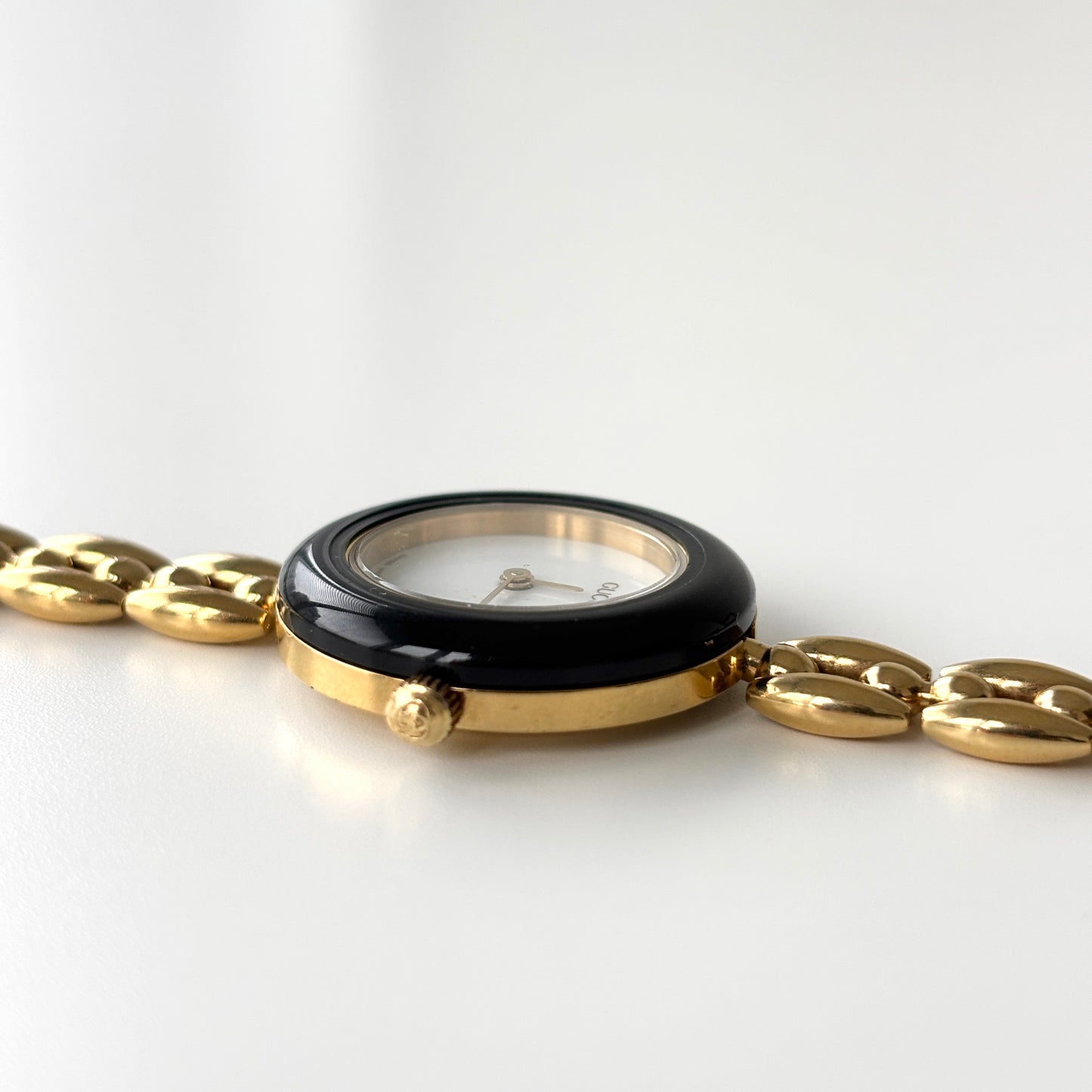 GUCCI Change Bezel Watch Rice Link + 3 Bezels