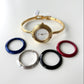 GUCCI Change Bezel Watch Bangle + 5 Bezels