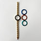 GUCCI Change Bezel Watch Rice Link + 4 Bezels
