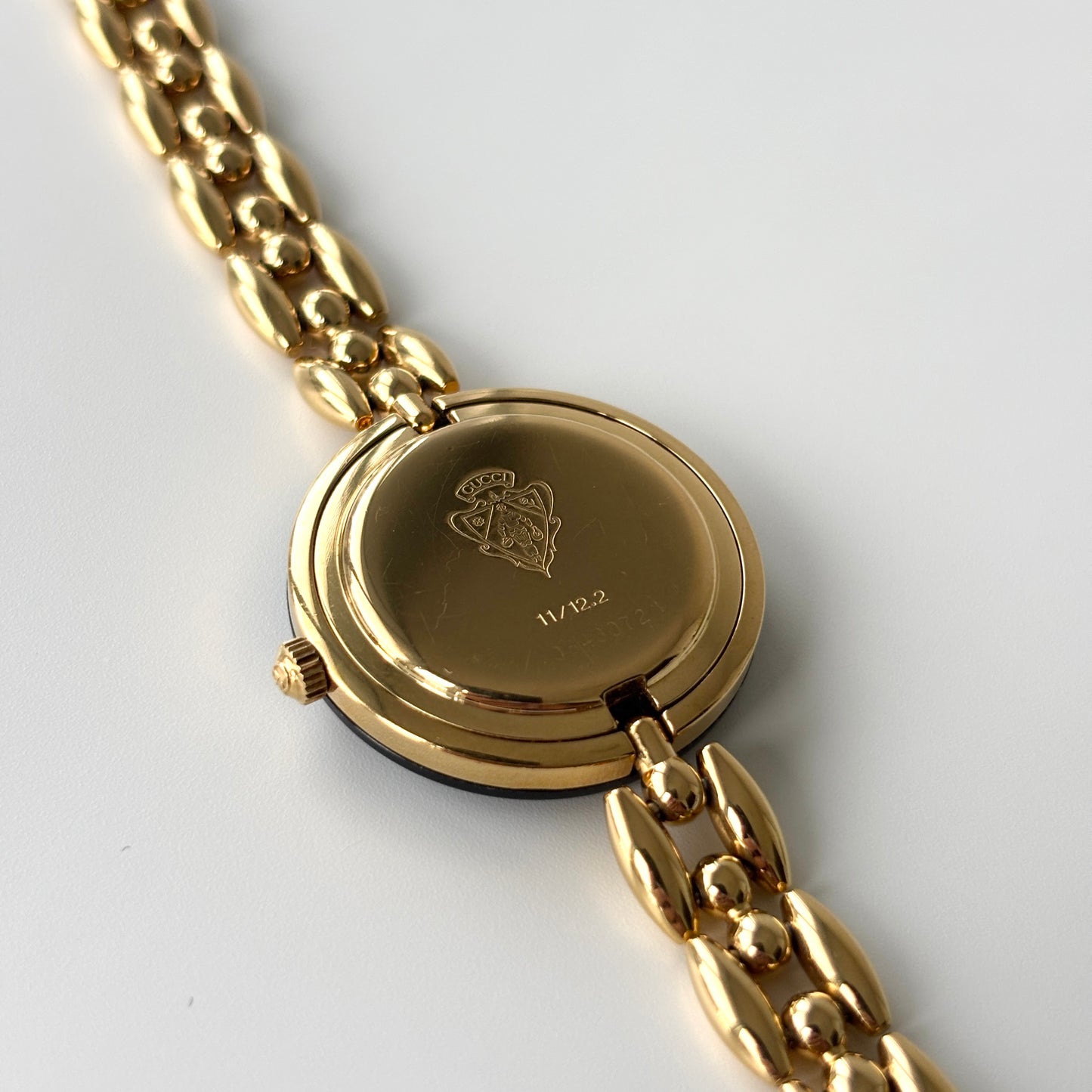 GUCCI Change Bezel Watch Rice Link + 4 Bezels