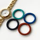 GUCCI Change Bezel Watch Rice Link + 4 Bezels