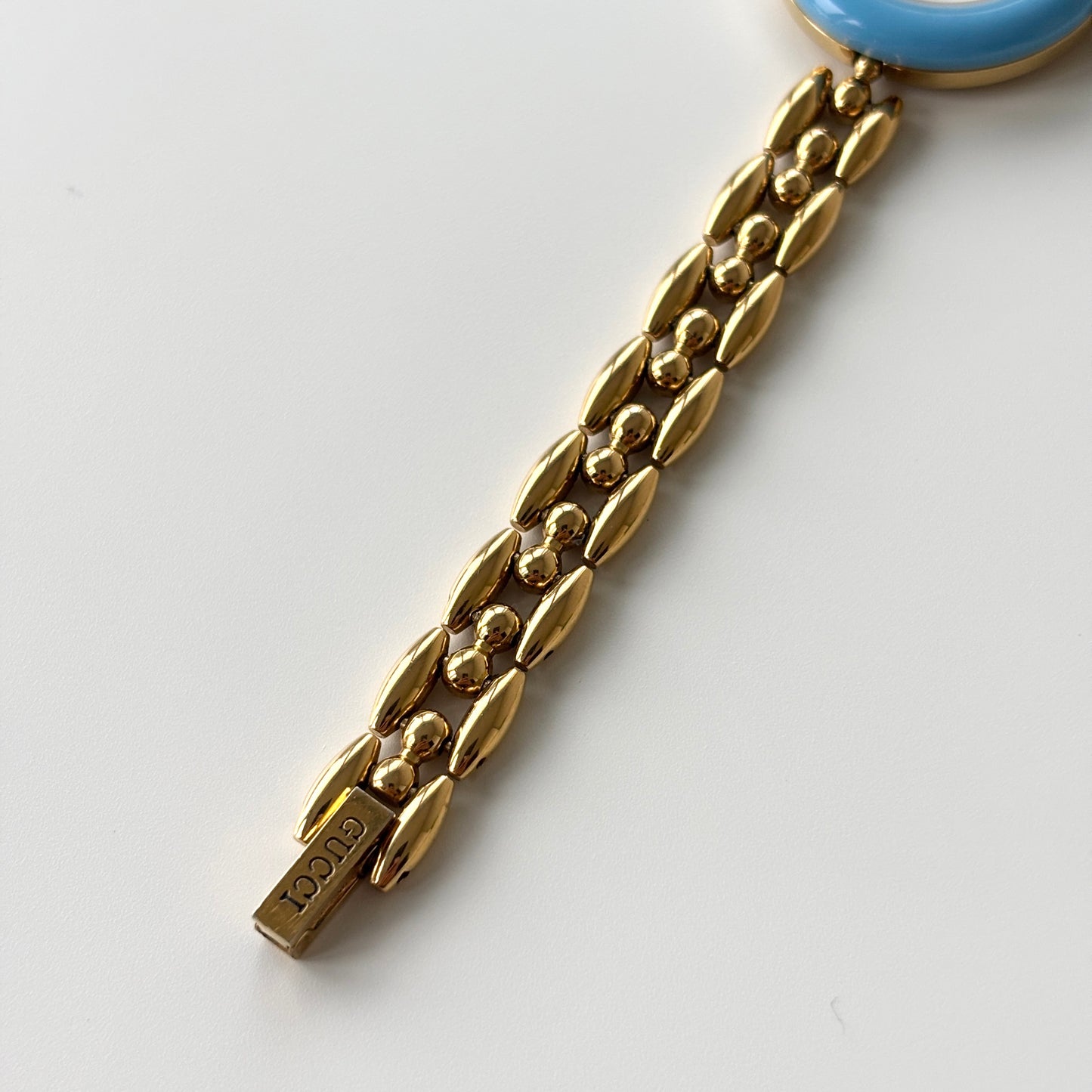 GUCCI Change Bezel Watch Rice Link + 4 Bezels