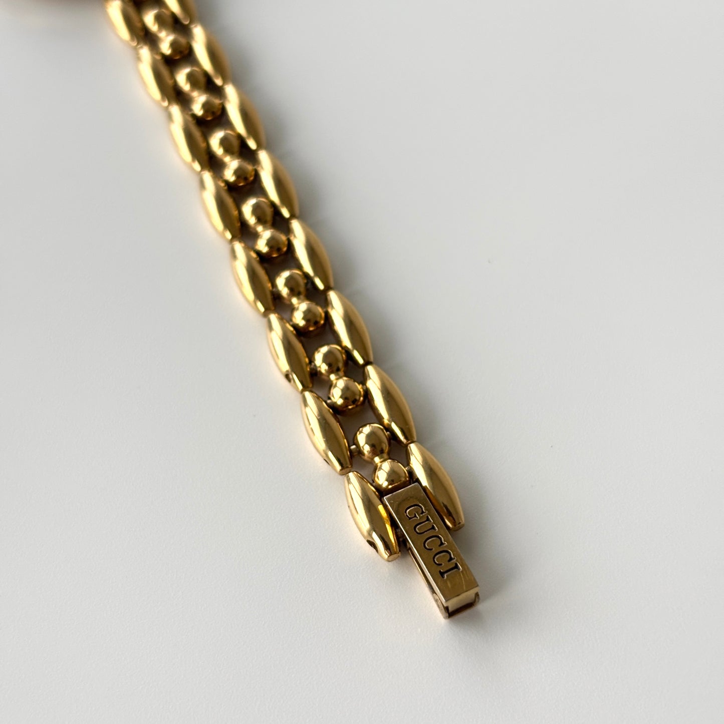 GUCCI Change Bezel Watch Rice Link + 4 Bezels