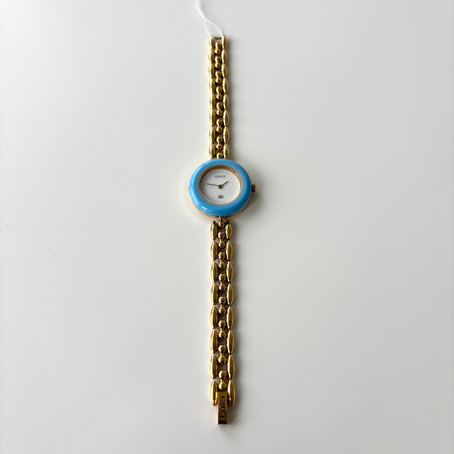 GUCCI Change Bezel Watch Rice Link + 4 Bezels