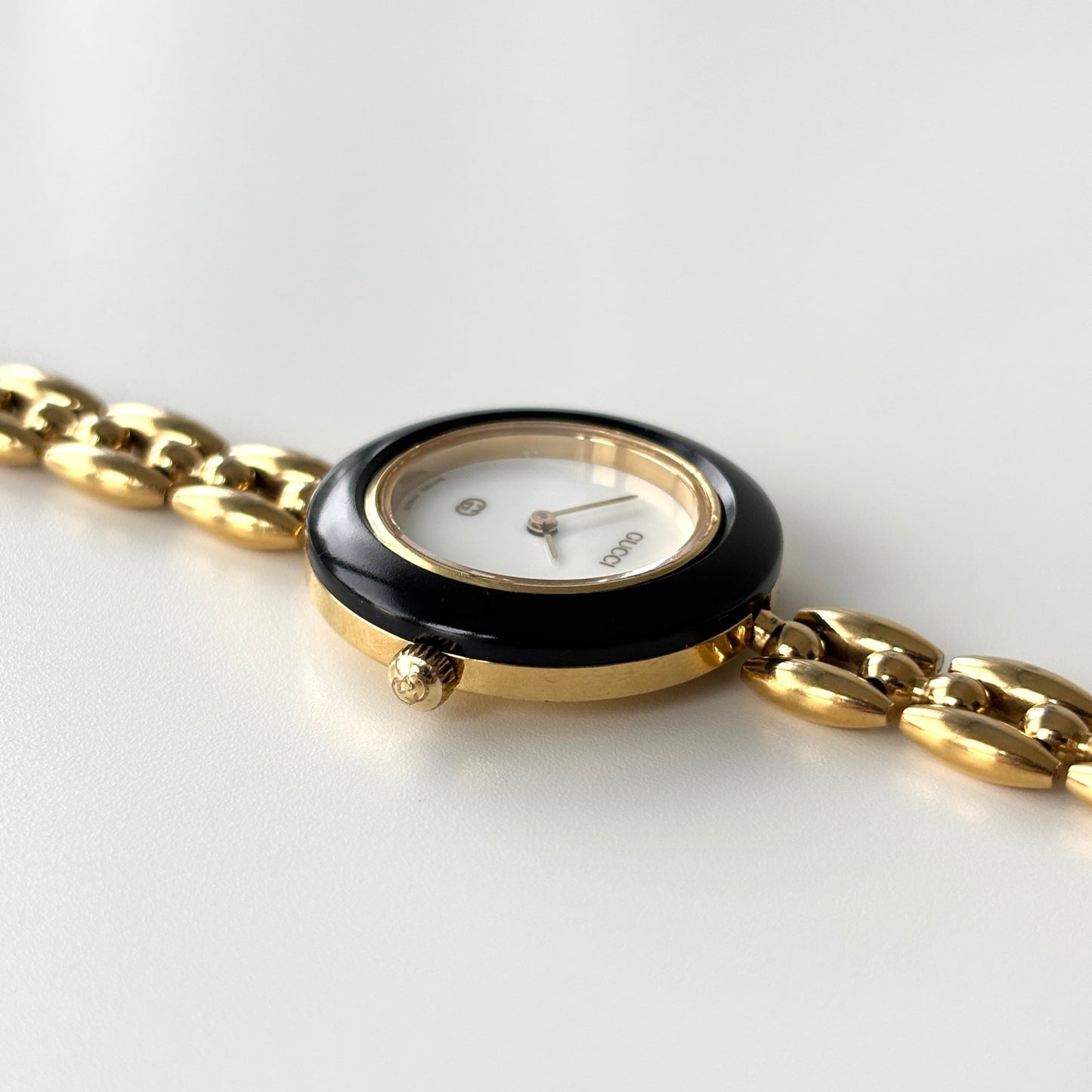 GUCCI Change Bezel Watch Rice Link + 4 Bezels