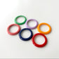 GUCCI Plastic Bezels Set of 6 Multicolor