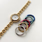 GUCCI Change Bezel Watch Rice Link + 5 Bezels