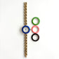 GUCCI Change Bezel Watch Rice Link + 4 Bezels