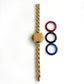 GUCCI Change Bezel Watch Rice Link + 4 Bezels
