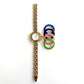 GUCCI Change Bezel Watch Rice Link + 4 Bezels