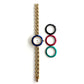 GUCCI Change Bezel Watch Rice Link + 4 Bezels