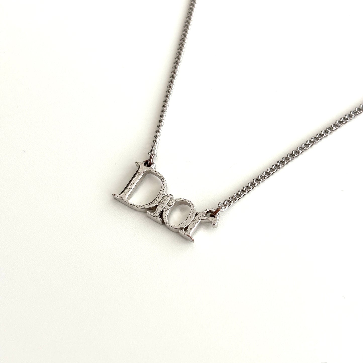 DIOR Logo Pendant Necklace Set