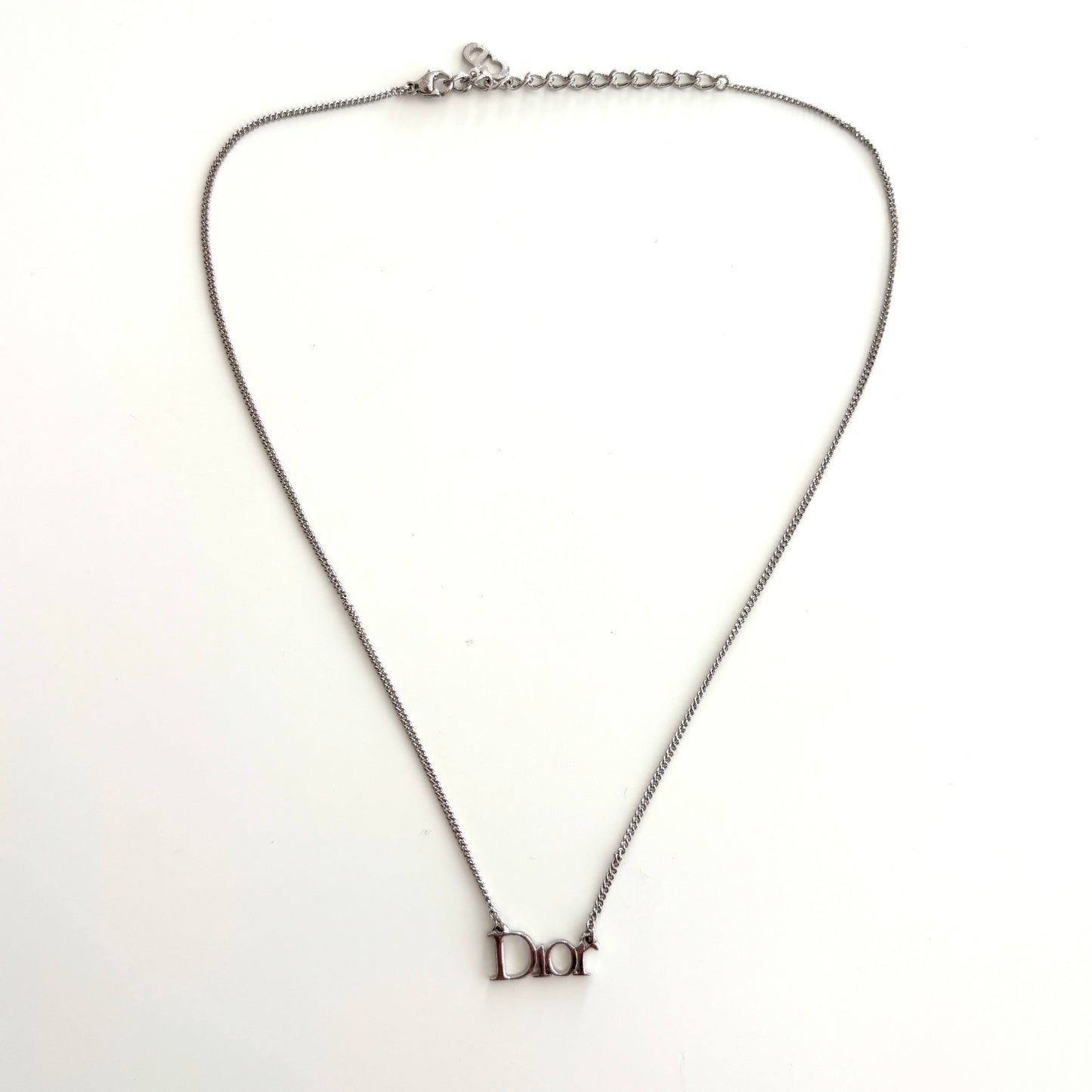 DIOR Logo Pendant Necklace Set