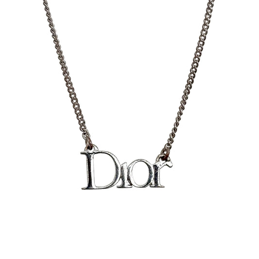 DIOR Logo Pendant Necklace Set