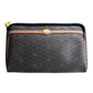 DIOR Honeycomb Canvas Pouch Brown