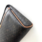 DIOR Honeycomb Canvas Pouch Brown