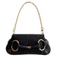 GUCCI Horsebit Canvas Mini Bag Black
