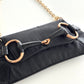 GUCCI Horsebit Canvas Mini Bag Black