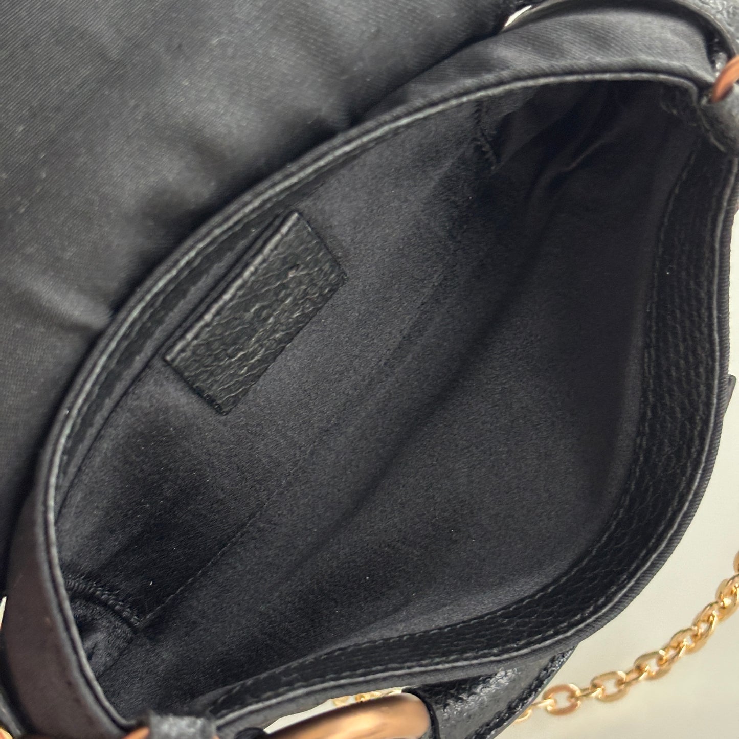 GUCCI Horsebit Canvas Mini Bag Black