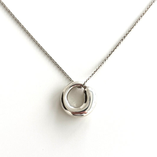 TIFFANY & CO Eternal Circle Necklace Silver