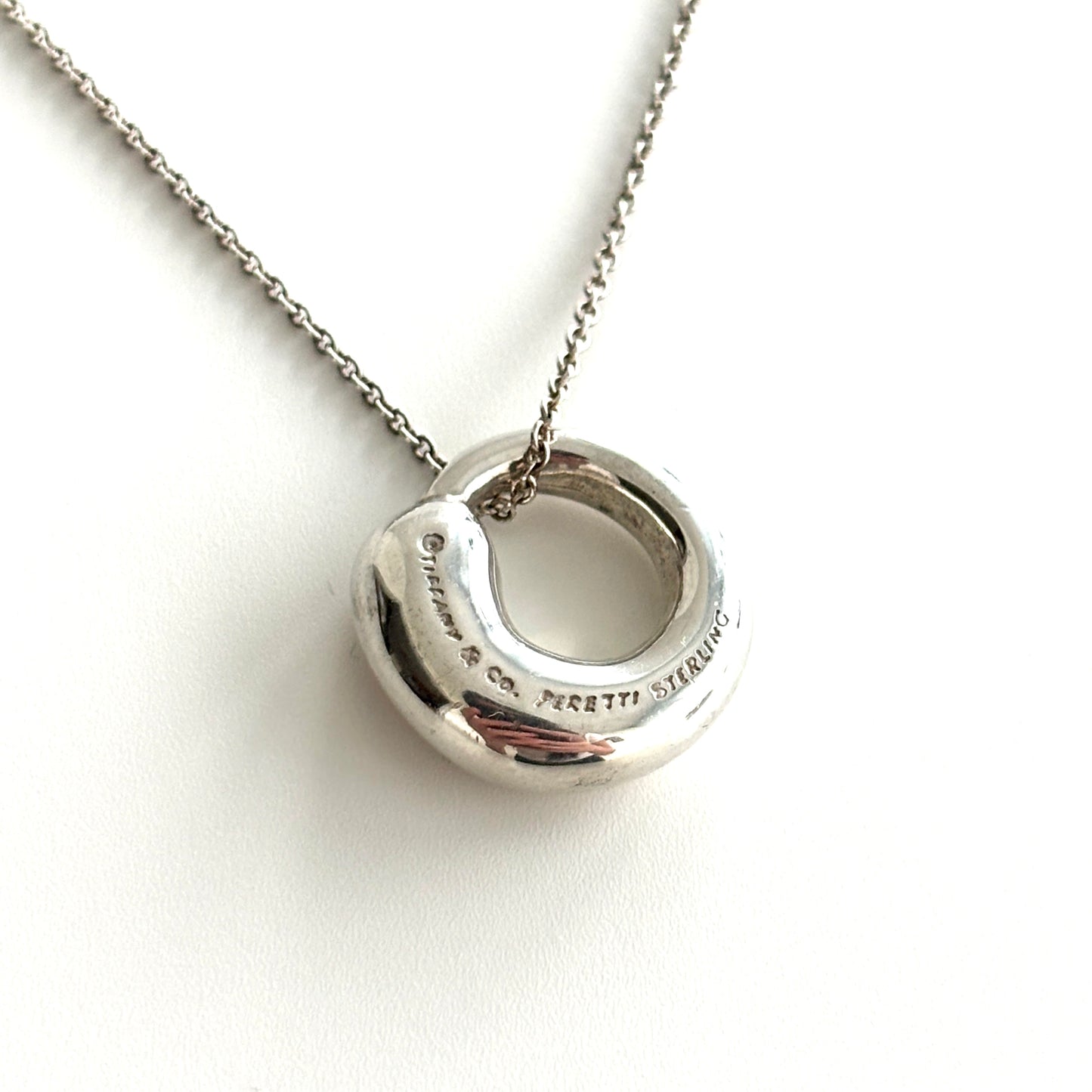 TIFFANY & CO Eternal Circle Necklace Silver