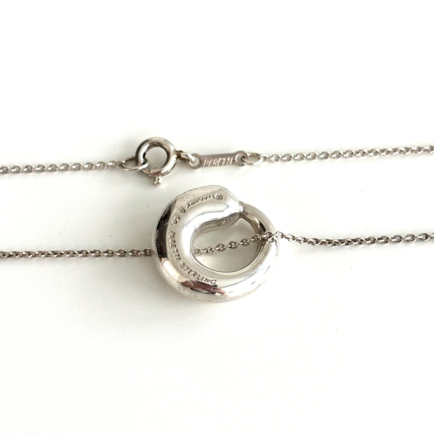 TIFFANY & CO Eternal Circle Necklace Silver