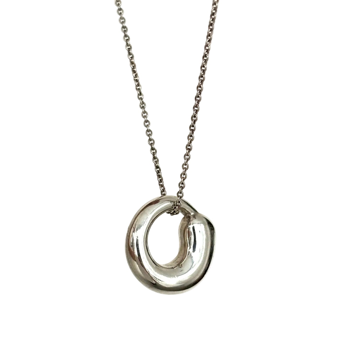 TIFFANY & CO Eternal Circle Necklace Silver