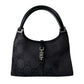 GUCCI Monogram Canvas Jackie Bardot Black