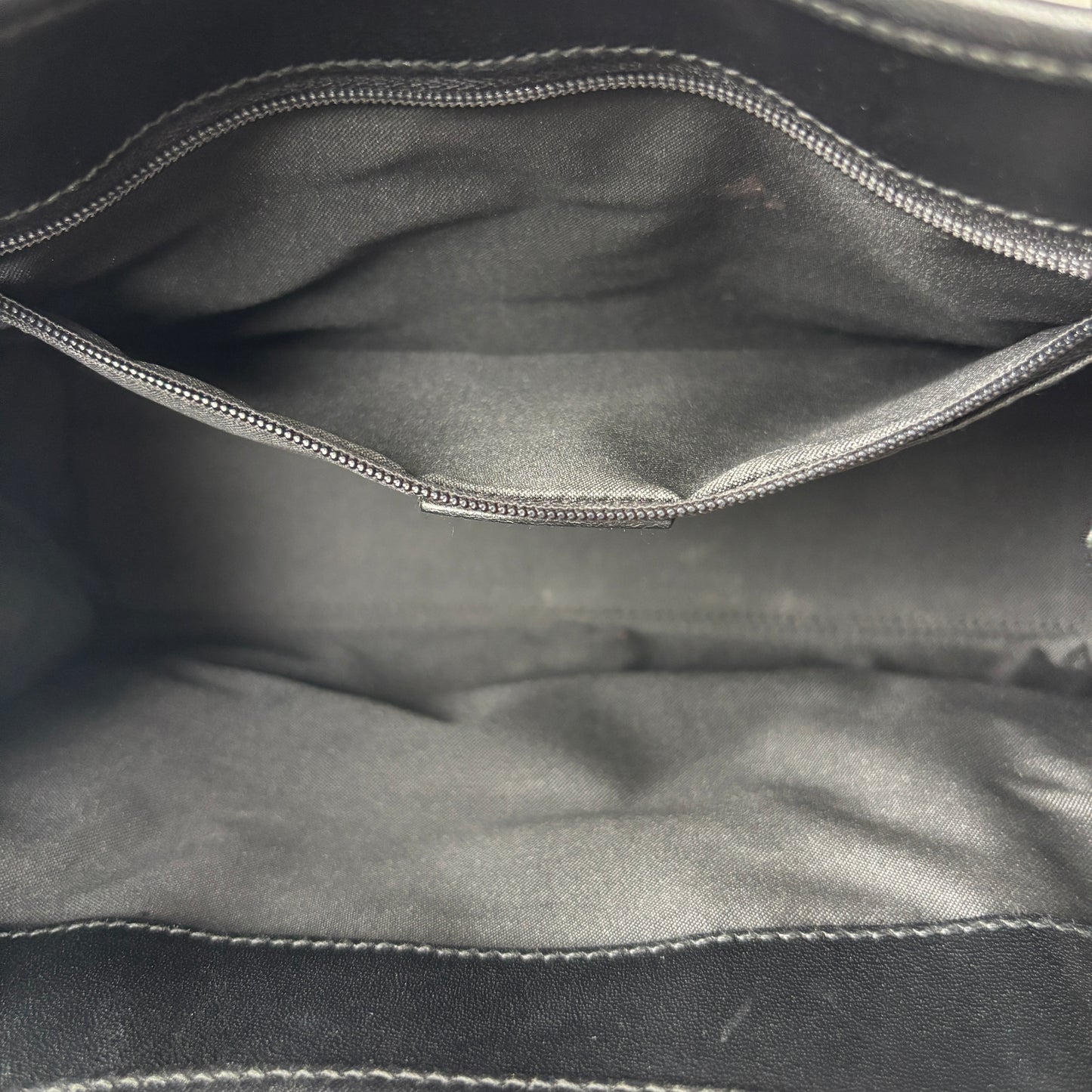 GUCCI Monogram Canvas Jackie Bardot Black