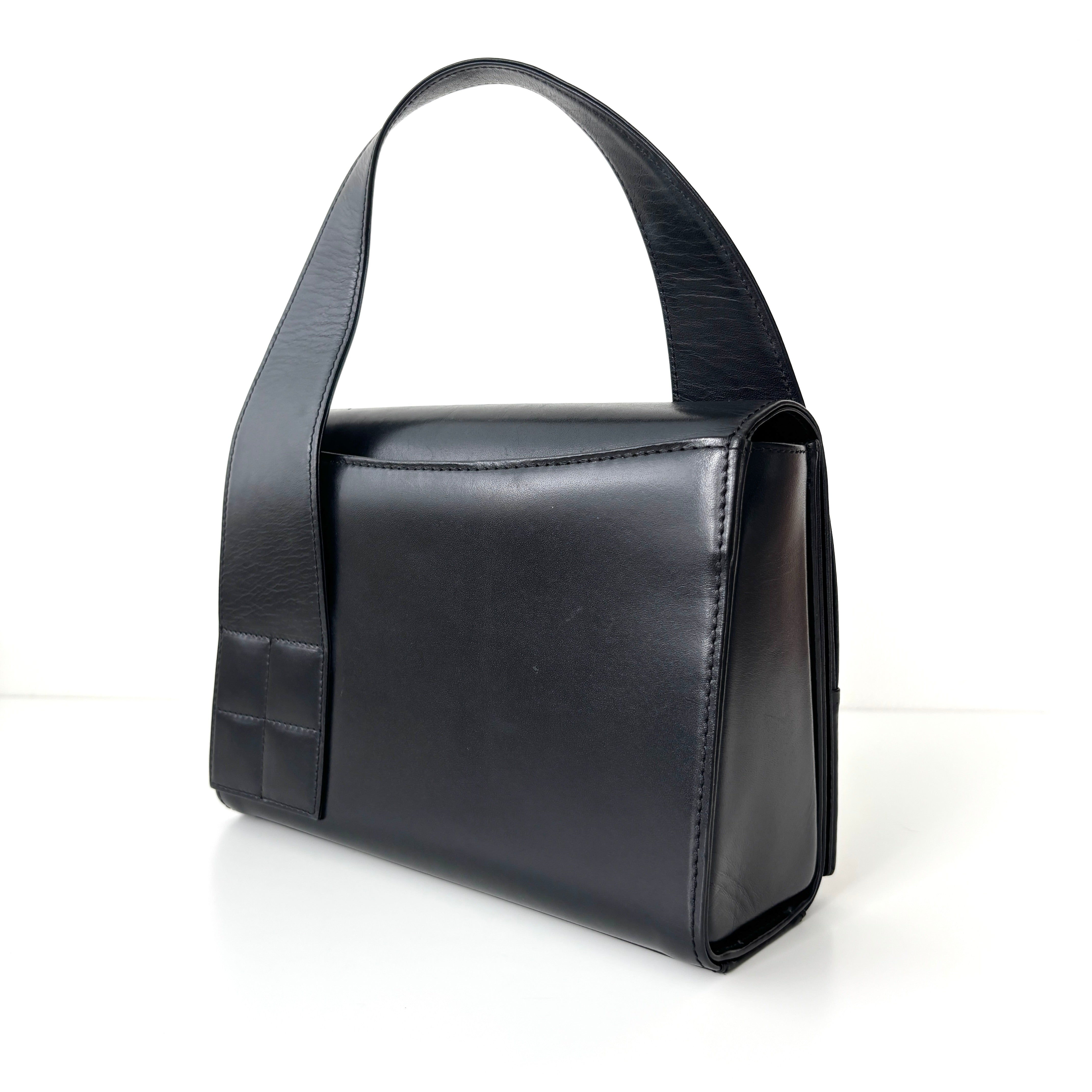 GIVENCHY Leather Handbag Black – Finer Things Luxury Vintage